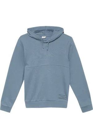 QS by s.Oliver Kapuzen-Sweatshirt aus Baumwollmix mit Print-Details, Jungen