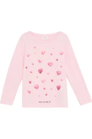 QS by s.Oliver Jersey-Longsleeve mit Silicon-Print, Kinder