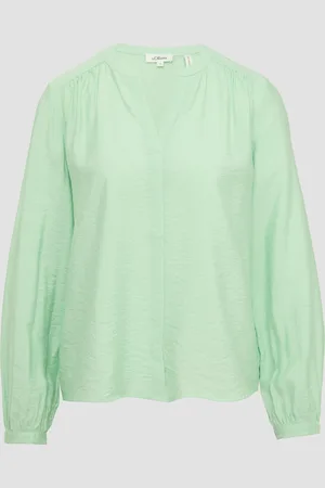 QS by s.Oliver Bluse aus Viskosemix mit Raffung, Damen