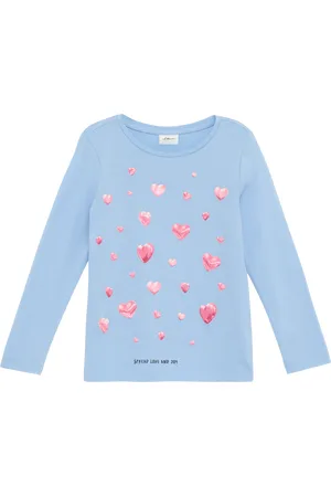 QS by s.Oliver Jersey-Longsleeve mit Silicon-Print, Kinder
