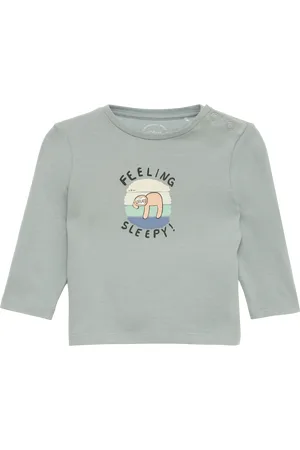 QS by s.Oliver Baumwoll-Longsleeve mit 3D-Frontprint, Babys