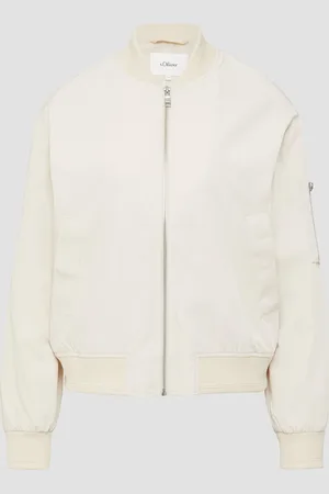 QS by s.Oliver Blouson im Relaxed Fit mit Rippbündchen, Damen
