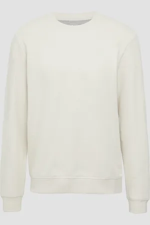 QS by s.Oliver Crew Neck-Sweatshirt aus Baumwollmix mit Logo-Stickerei, Herren