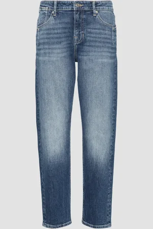 QS by s.Oliver Ankle-Jeans Franciz / Boyfriend / Low Rise / Straight Leg, Damen