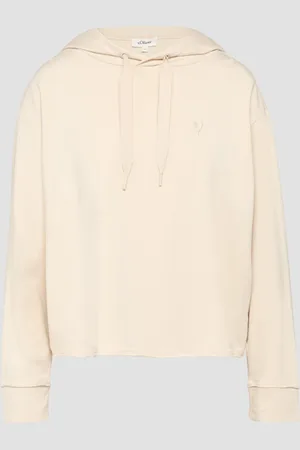 QS by s.Oliver Weiches Kapuzen-Sweat mit Herz-Stickerei, Damen
