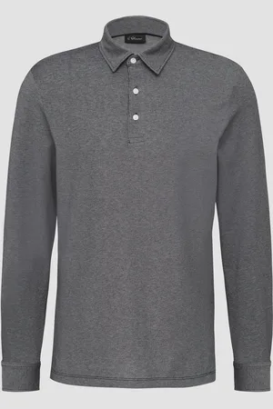 QS by s.Oliver Langärmeliges Poloshirt aus feinem Piqué, Herren
