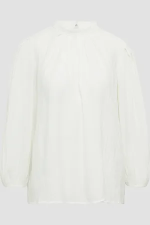 QS by s.Oliver Viskosemix-Bluse mit Crinkle-Struktur, Damen