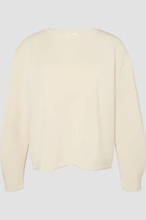 QS by s.Oliver Scuba-Sweatshirt aus Modalmix mit Faltendetail, Damen