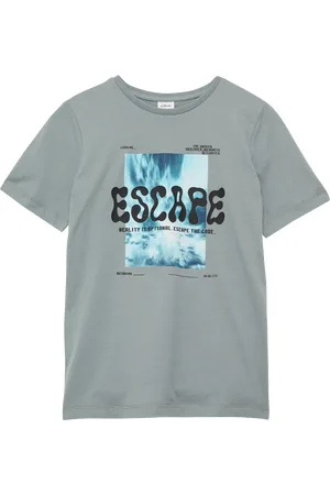 QS by s.Oliver Baumwoll-T-Shirt mit 3D-Druck, Jungen