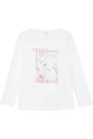 QS by s.Oliver Langarmshirt in A-Shape aus Baumwolle, Kinder