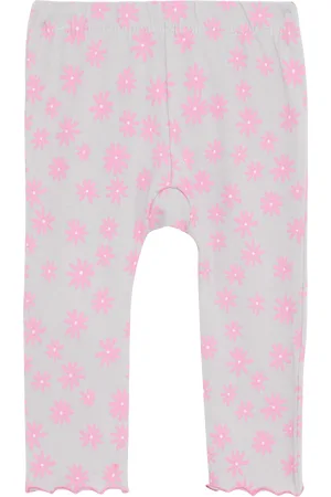QS by s.Oliver Weiche Leggings mit floralem All-Over-Print, Babys