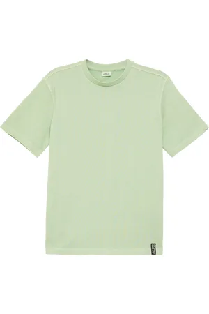 QS by s.Oliver Hochwertiges Jerseyshirt aus schwerer Baumwolle mit Garment Dye, Jungen