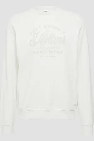 QS by s.Oliver Sweatshirt mit Logo-Stickerei und Raglanärmeln, Herren