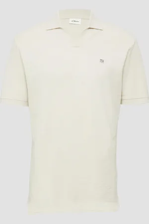 QS by s.Oliver Poloshirt aus Piqué mit Garment Dye, Herren