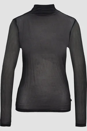 QS by s.Oliver Meshshirt mit Stehkragen, Damen