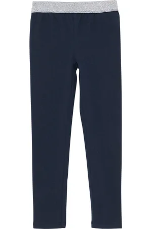 QS by s.Oliver Leggings aus Baumwollstretch mit Glitzerbund, Kinder