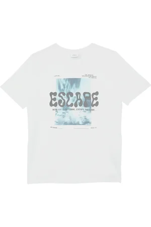 QS by s.Oliver Baumwoll-T-Shirt mit 3D-Druck, Jungen