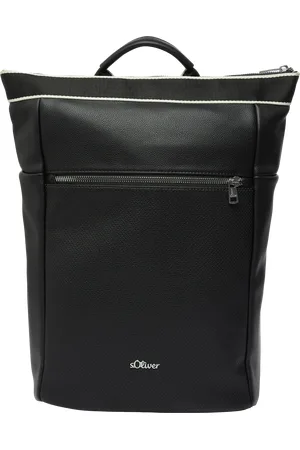QS by s.Oliver Geräumiger Rucksack mit gepolstertem Laptop-Fach umd Logo-Detail, Damen