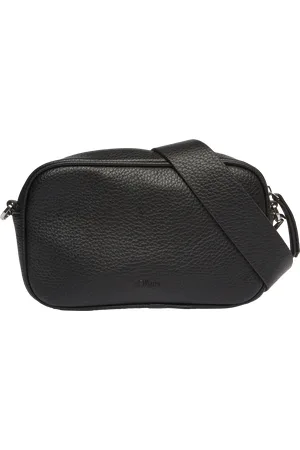 QS by s.Oliver Camera-Bag mit abnehmbarem Schultergurt und Paspel-Detail, Damen