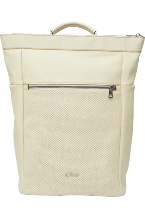 QS by s.Oliver Geräumiger Rucksack mit gepolstertem Laptop-Fach umd Logo-Detail, Damen