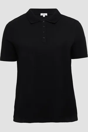 QS by s.Oliver Piqué-Poloshirt aus Baumwollmix, Damen