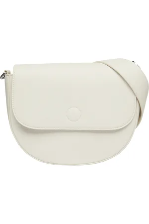 QS by s.Oliver Crossbody-Bag mit Logo-Detail und Überschlag mit Magnetknopf, Damen