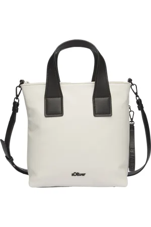 QS by s.Oliver Lässiger Shopper mit abnehmbaren Riemen und Kurztragehenkel, Damen