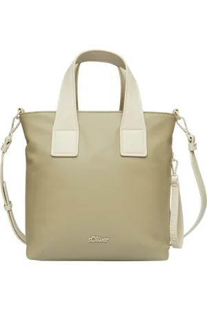 QS by s.Oliver Lässiger Shopper mit abnehmbaren Riemen und Kurztragehenkel, Damen