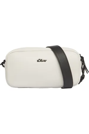 QS by s.Oliver Lässige Camera-Bag mit Logo-Detail und abnehmbarem Schulterriemen, Damen