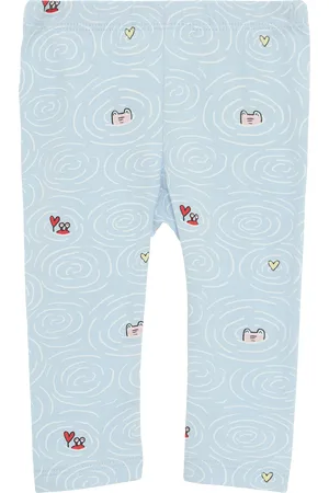 QS by s.Oliver Weiche Leggings mit All-over-Print, Babys