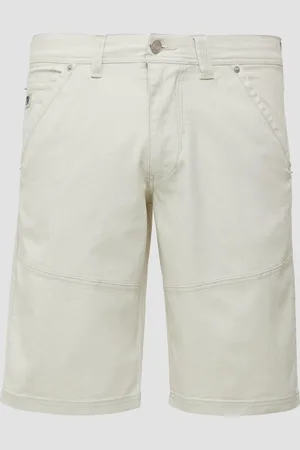 QS by s.Oliver Baumwoll-Bermuda aus Canvas mit Naht-Details, Herren