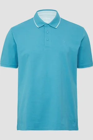 QS by s.Oliver Sportives Piqué-Poloshirt mit Kontrast-Details, Herren