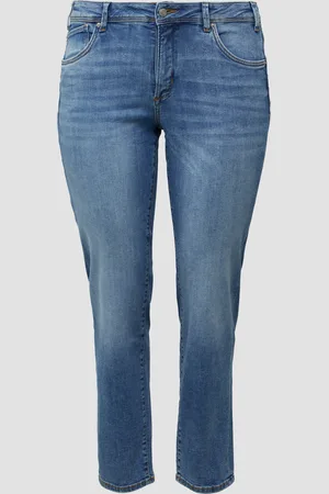 QS by s.Oliver Jeans / Curvy Fit / Mid Rise / Slim Tapered Leg, Damen