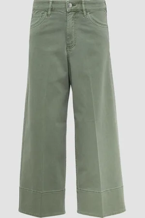 QS by s.Oliver Culotte-Jeans / Regular Fit / High Rise / Wide Leg / Bügelfalten, Damen