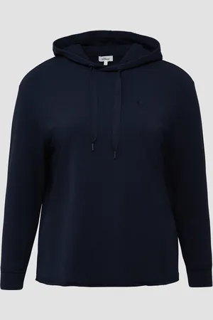 QS by s.Oliver Weiches Kapuzen-Sweat mit Herz-Stickerei, Damen