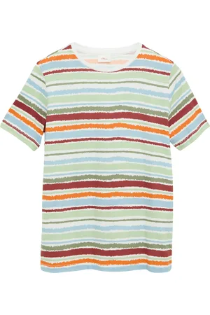 QS by s.Oliver Jersey-T-Shirt mit All-over-Print, Jungen