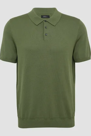 QS by s.Oliver Feinstrick-Poloshirt aus Baumwoll-Modalmix, Herren