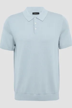 QS by s.Oliver Feinstrick-Poloshirt aus Baumwoll-Modalmix, Herren