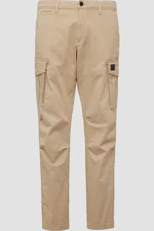 QS by s.Oliver Cargohose mit Garment Dye und Straight Leg, Herren