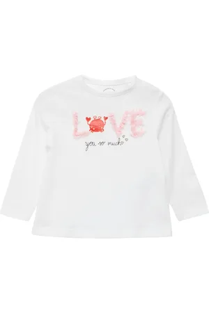 QS by s.Oliver Weiches Longsleeve mit Artwork, Babys