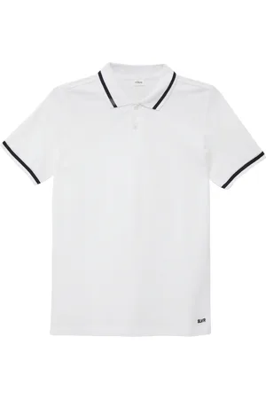 QS by s.Oliver Poloshirt aus Piqué mit Streifendetails, Jungen