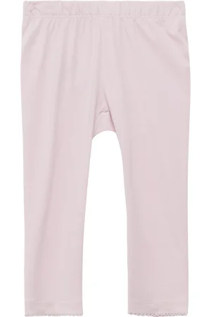 QS by s.Oliver Weiche Leggings mit Elastikbund und Mausezahnkante, Babys