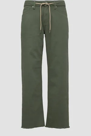 QS by s.Oliver Cropped-Jeans Karolin / Regular Fit / Mid Rise / Straight Leg / offener Saum, Damen