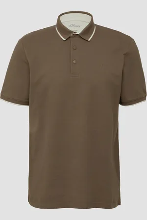 QS by s.Oliver Sportives Piqué-Poloshirt mit Kontrast-Details, Herren
