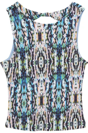 QS by s.Oliver Elastisches Top aus Rippware mit Cut Out, Mädchen