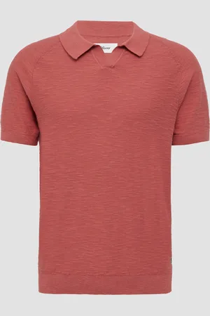QS by s.Oliver Gestricktes Poloshirt mit Flammgarnstruktur, Herren