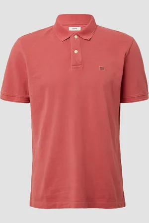 QS by s.Oliver Poloshirt mit kleinem Labelpatch und Flammgarnstruktur, Herren