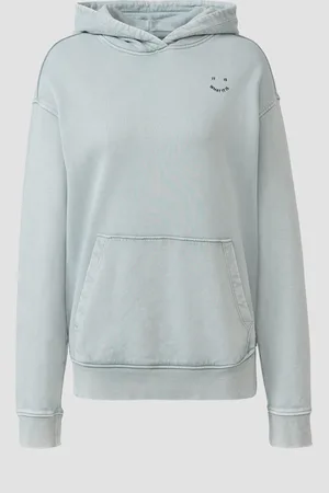 QS by s.Oliver Unisex Sweatshirt mit Backprint und Wascheffekt, Damen