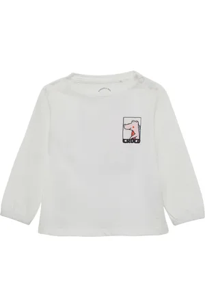 QS by s.Oliver Longsleeve in A-Shape mit Front- und Rückenprint, Babys