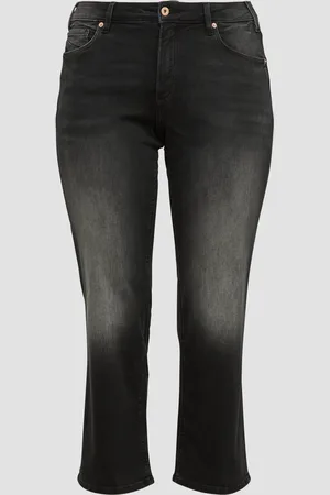 QS by s.Oliver Ankle-Jeans / Slim Fit / Mid Rise / Straight Leg / Super Stretch, Damen